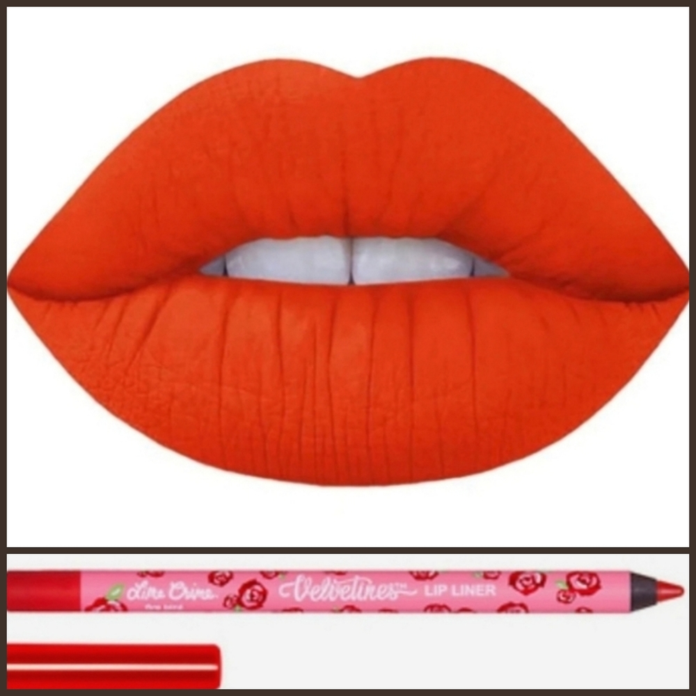 NEW RARE Lime Crime Velvetines Liquid Matte Lipstick & Matching Lip Liner